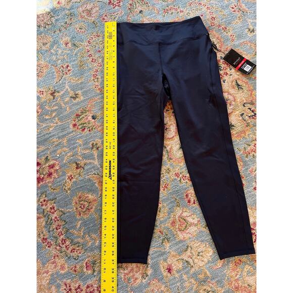 Spyder Active Black Performance Leggings with Side Pockets - Picture 9 of 13